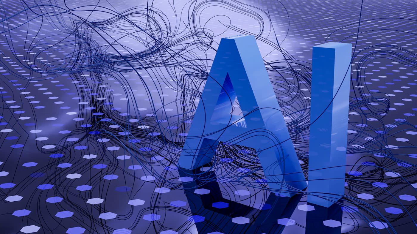 Illustration abstraite de l’intelligence artificielle